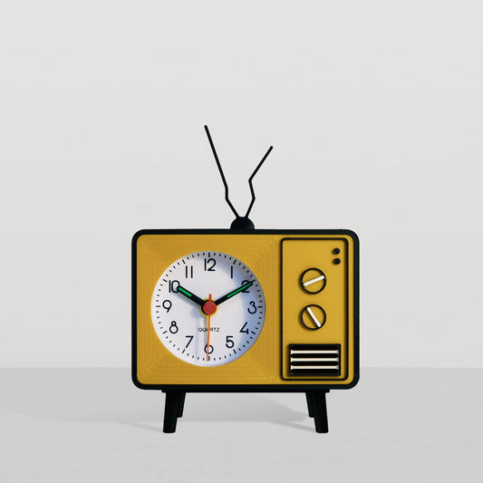 Retro TV clock