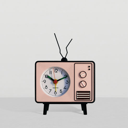Retro TV clock