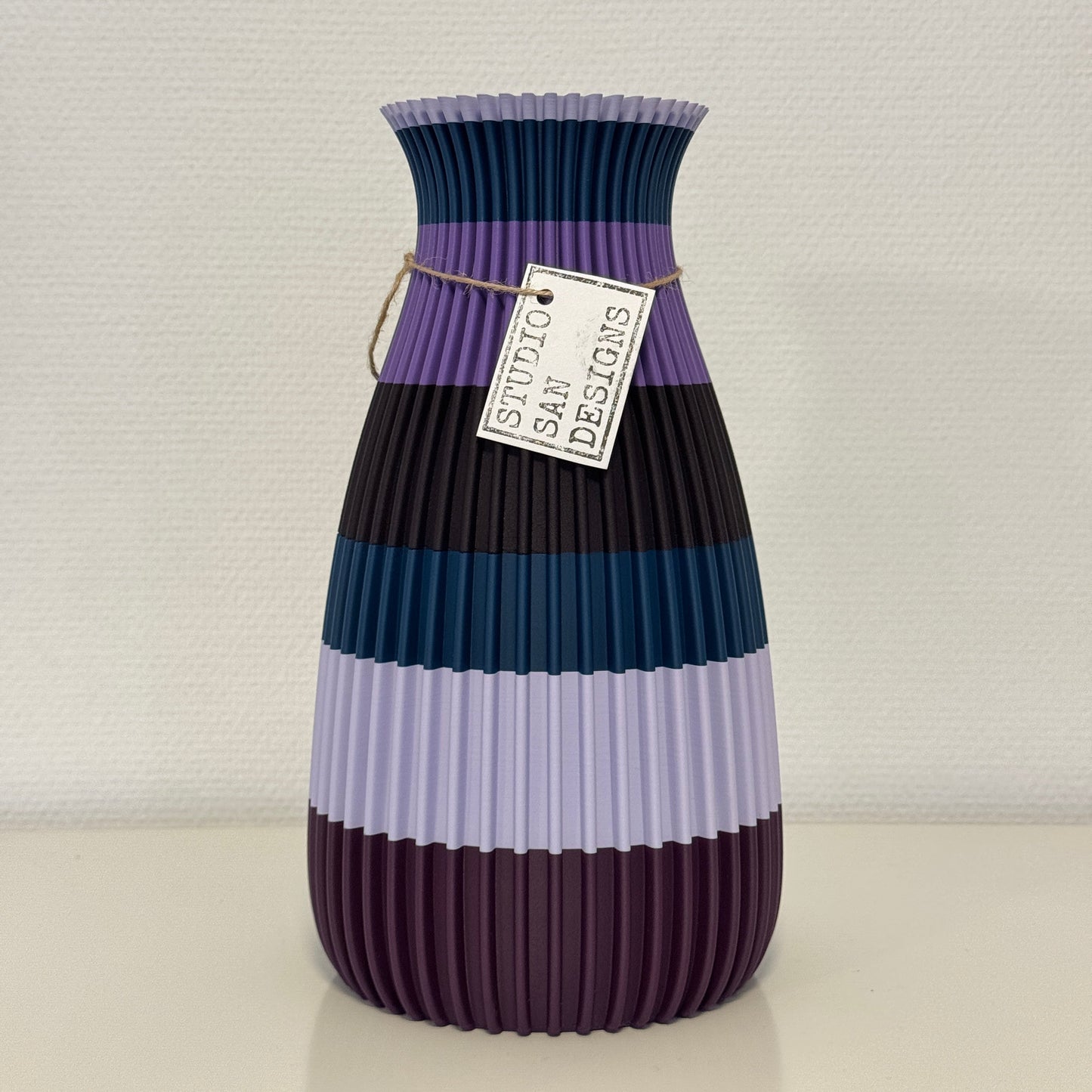 Unique tall Linea vase